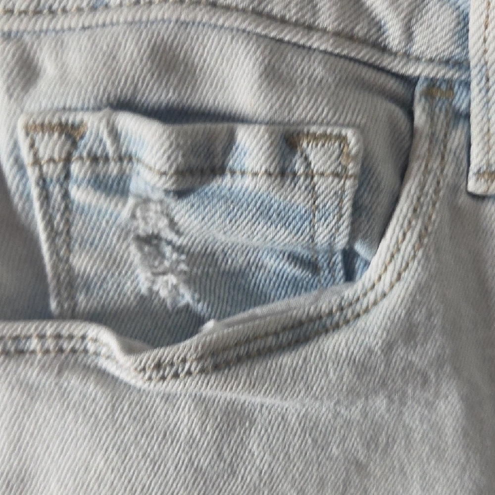 Old Navy White Denim Top with Black Bandana Skirt - Picture 4 of 12